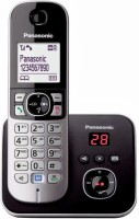 Panasonic PA-KXTG6821 Cordless Landline Phone with Answering Machine (Silver)