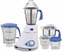 Preethi Platinum MG-139 750 W Mixer Grinder(White/Blue, 4 Jars)