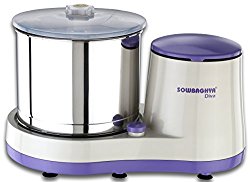 Sowbaghya 2 Lit DIVA Wet Grinder (violet with white)