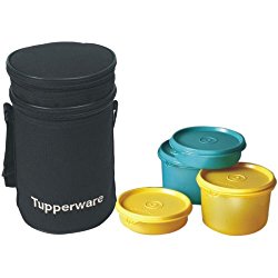 Tupperware Executive Lunch Set with Bag, 4-Pieces (186B)