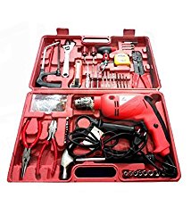 Toolsden AG-A1101-K Agni Powerful Impact Drill Machine Kit with Reversible Function 500 Watt 2600/28