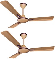 Crompton Aura Prime Anti Dust pack of 2 3 Blade Ceiling Fan (Briken effect)