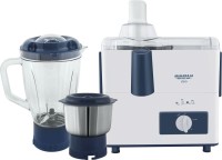 Maharaja Whiteline CLEO 450 W Juicer Mixer Grinder (White, Blue, 2 Jars)