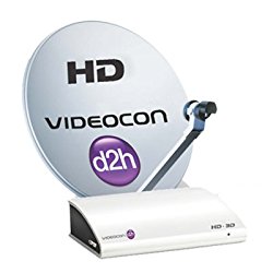 Videocon d2h HD Digital Set Top Box with 1 month Super Gold HD FREE