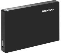 Lenovo Slim 1 TB Wired External Hard Disk Drive (Black)