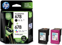 HP 678 Combo Pack Multi Color Ink (Black, Magenta, Cyan, Yellow)