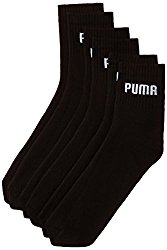 Puma Men's Socks (Pack of 3, Black)