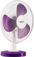 Usha MIST AIR DUOS 3 Blade Table Fan (Purple)