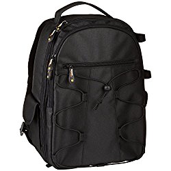 AmazonBasics Backpack for SLR/DSLR Cameras and Accessories - Black