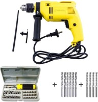 Buildskill Impact drill 13mm + 41pcs Screwdriver Power & Hand Tool Kit (55 Tools)