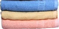 Lily Cotton Bath Towel (Pack of 3, Multicolor)