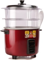 Panasonic SR-WA18H (SS) Rice Cooker, Food Steamer (4.4 L, Red)