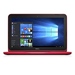 Dell Inspiron 11 3162 11.6-inch Laptop (Celeron N3060 /2GB/32GB eMMC Storage /Windows 10 Home, RED)