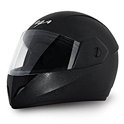 Vega Cliff Full Face Helmet (Black, M) @ Rs.790