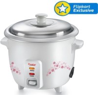 Prestige Delight PRWO - 1.5 Electric Rice Cooker with Steaming Feature (1.5 L, White)