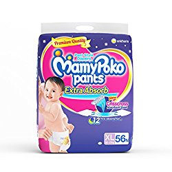 MamyPoko XL Size Pants (56 Count) @ Rs.650