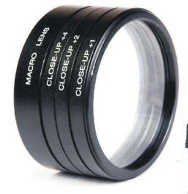 52mm Close up Lens Filter Kit for Nikon 18-55mm 55-100mm 55-250mm D3000, D3100, D3200