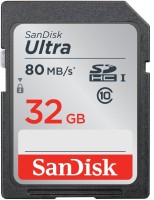 SanDisk Ultra 32 GB SDHC Class 10 80 MB/s Memory Card @ Rs.1245