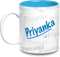 Hot Mugs Me Graffiti - Priyanka Ceramic Mug (350 ml)