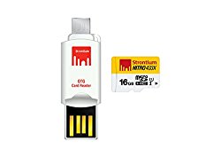 Strontium Nitro 16 GB 433x microSDHC Memory Card (Class10) With OTG Card Reader @ Rs.599