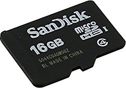 SanDisk 16GB Class 4 micro SDHC Memory Card @ Rs.350