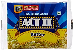 Act II Microwave Butter Popcorn, 33g @ Rs.22