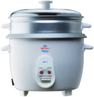 Bajaj RCX 7 Electric Rice Cooker with Steaming Feature (1.8 L, White) @ Rs.2015