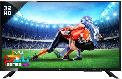 Vu 80cm (32) HD Ready LED TV (32D7545, 2 x HDMI, 2 x USB, 60 Hz Refresh Rate) @ Rs.14499