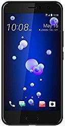 HTC U11 (Brilliant Black, 6 GB RAM, 128 GB Internal Memory, Quad HD Display, Dual SIM)