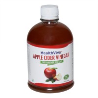 HealthViva Apple Cider Vinegar (With Mother Vinegar) Sports Drink(500 ml Pack of 1) @ Rs.299