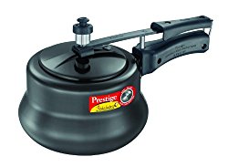 Prestige Nakshatra Plus Hard Anodised Inner Lid Aluminium Pressure Handi, 3 Litres, Black @ Rs.1520