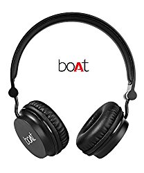 Boat Rockerz 400 On-Ear Bluetooth Headphones (Carbon Black) @ Rs.1299