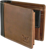 Hidelink Men Formal Brown Genuine Leather Wallet (9 Card Slots) @ Rs.629