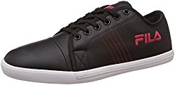 Fila Men's Twik Black and Red Sneakers - 7 UK/India (41 EU)