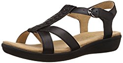 Naturalizer Women's Weslie Black Fashion Sandals - 6 UK/India (39 EU, 5636228)