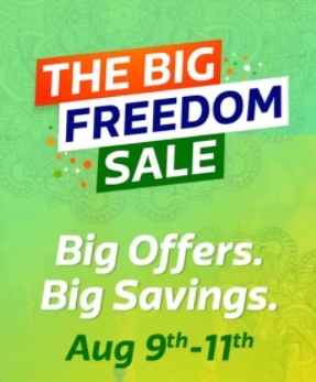 Flipkart Freedom Day Sale (9th - 11th August 2017)