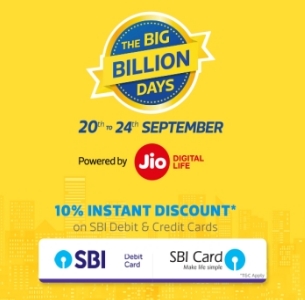 Flipkart Big Billion Days Sale (20th - 24th September 2017)