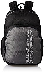 American Tourister 27 Ltrs Black Casual Backpack (AMT STRATOS BP-01 BLACK/GREY) @ Rs.810