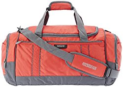 American Tourister Nylon 55 cms Red and Grey Travel Duffle (40X (0) 12 010)