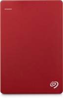 Seagate Plus Slim 1 TB Wired External Hard Disk Drive (Red, Mobile Backup Enabled)