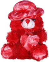 Lata Red Cap Teddy - 34 cm(Red)