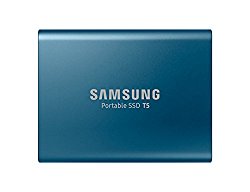 Samsung T5 250GB Portable Solid State Drive (Blue)